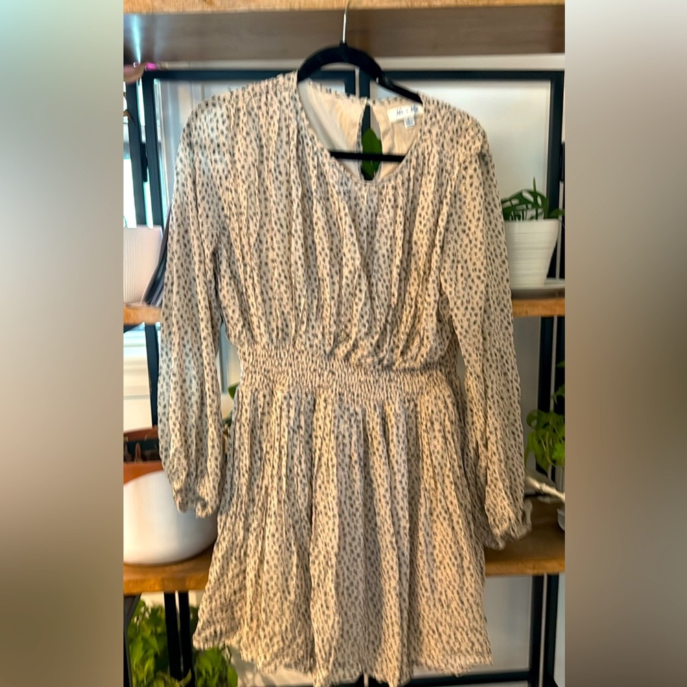 Cocktail mini dress chiffon